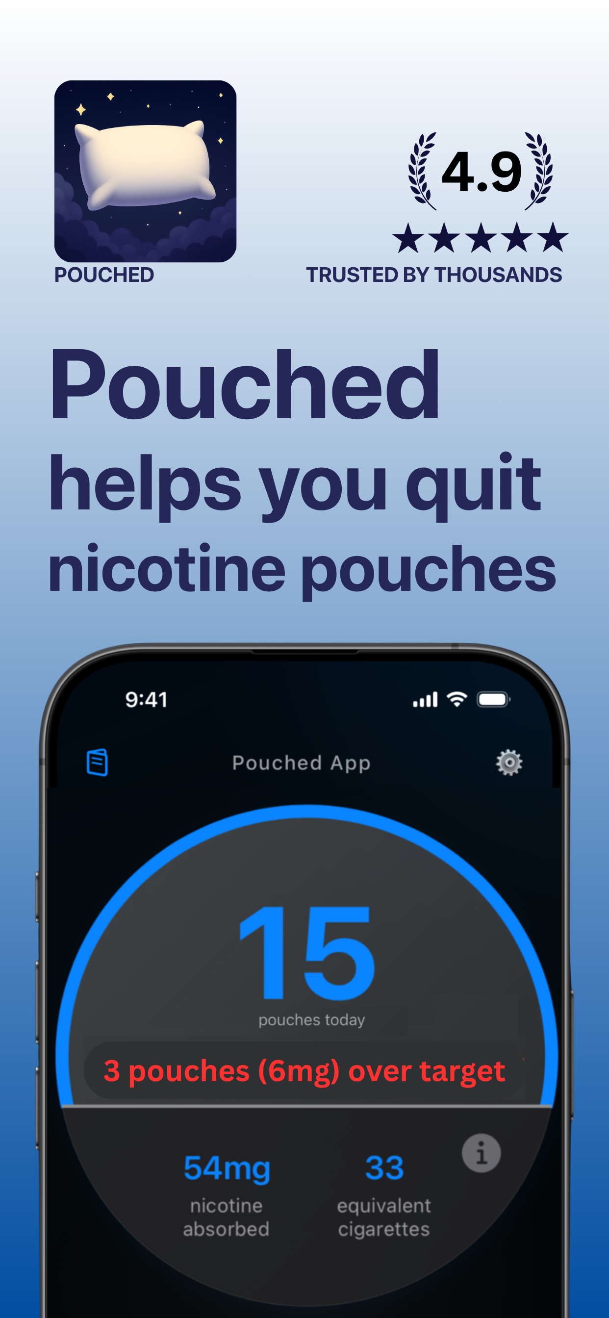 Pouched app screenshot 1